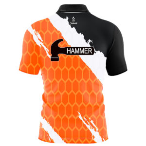 Hammer Split Orange Sash Zip Jersey
