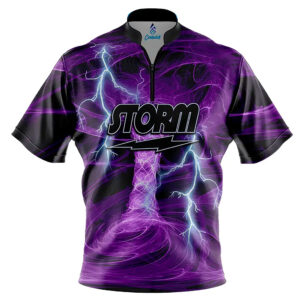 Storm Electrical Tornado Purple Sash Zip Jersey