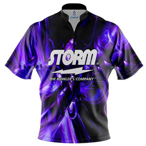 Storm Liquid Plasma Purple Sash Zip Jersey