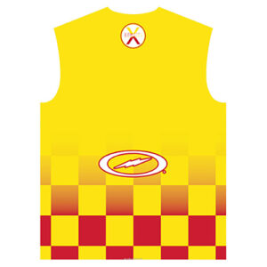 Storm Checker Fade Yellow/Red Jersey