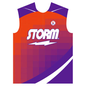 Storm Fox Grid Orange/Purple Jersey