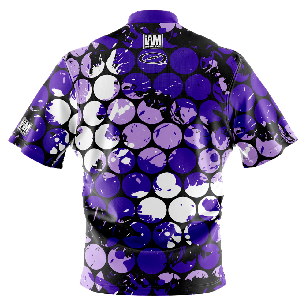 Logo Infusion Dye-Sublimated Bowling Jersey DV8 - I AM Bowling Fun Design 2043-DV8 CAMO Sash Collar 