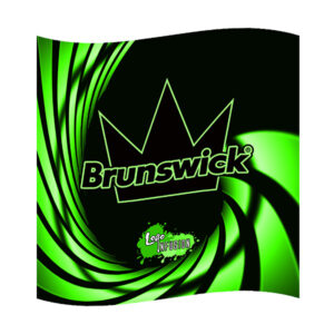 Logo Infusion Brunswick Black Green Swirl Towel