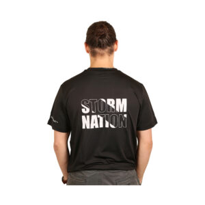Storm Nation Performance Tee – Black/White