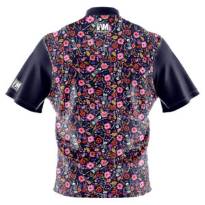 I AM Bowling – Left Chest Only Floral Dia De Los Muertos Jersey