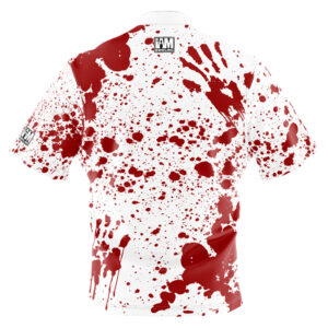 I AM Bowling – Left Chest Only Circle Blood Splatter Jersey