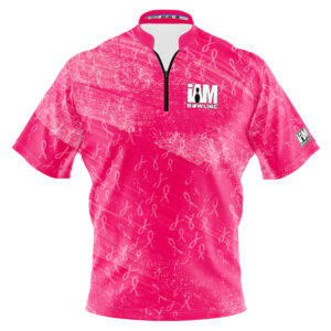 I AM Bowling – Left Chest Only Pink Ribbon Pride Jersey