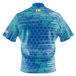 I AM Bowling – Left Chest Only Teal Breeze Honeycomb Jersey