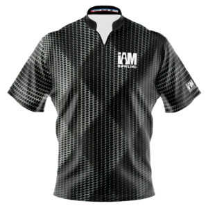 I AM Bowling – Left Chest Only Black Argyle Metal Jersey