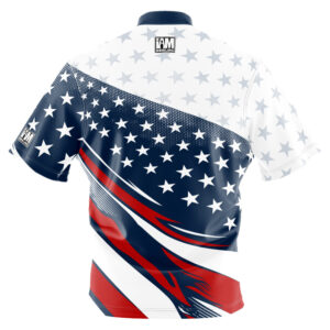 I AM Bowling – Left Chest Only Patriotic Shred Jersey