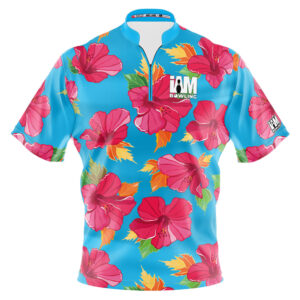 I AM Bowling – Left Chest Only Tropical Blossom Jersey