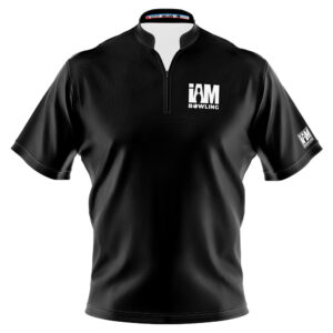 I AM Bowling – Left Chest Only Solid Black Jersey