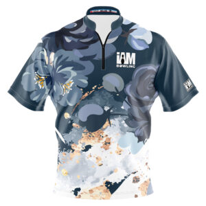 I AM Bowling – Left Chest Only Azure Blossom Jersey