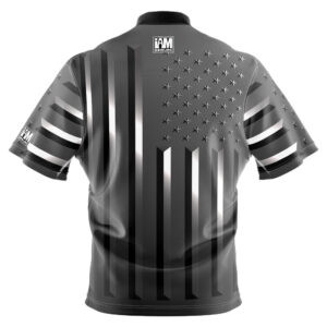 I AM Bowling – Left Chest Only Silver American Flag Jersey