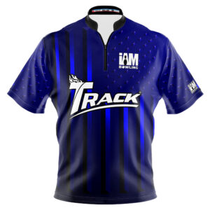 Track Blue American Flag Jersey