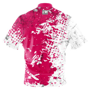 I AM Bowling – Left Chest Only Raspberry Grunge Jersey