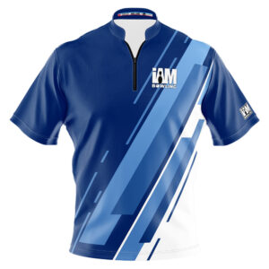 I AM Bowling – Left Chest Only Blue Stripe Flair Jersey