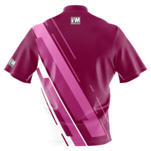 I AM Bowling – Left Chest Only Pink Stripe Flair Jersey