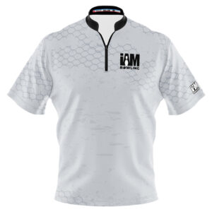 I AM Bowling – Left Chest Only Strike Through Gray Jersey