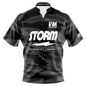 Storm Black Stripe Camo Jersey