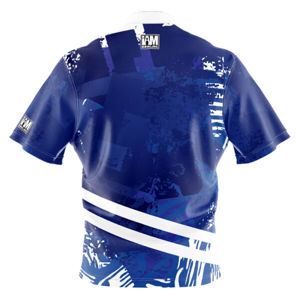 I AM Bowling - Left Chest Only Blue & White Drift Jersey - 画像 (2)