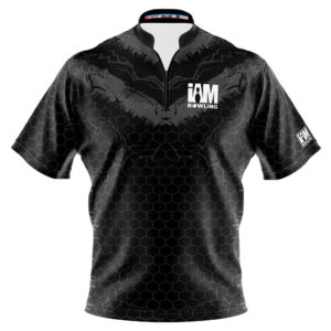 I AM Bowling – Left Chest Only Black Hexaglow Jersey