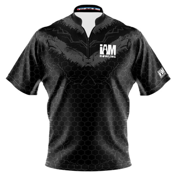 I AM Bowling - Left Chest Only Black Hexaglow Jersey