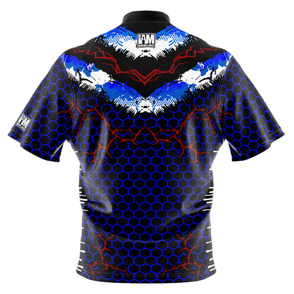 I AM Bowling - Left Chest Only Liberty Blue Hexaglow Jersey - 画像 (2)