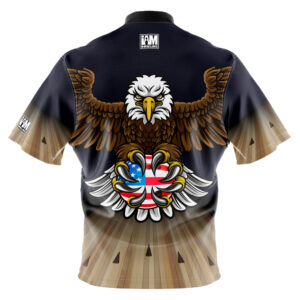 I AM Bowling – Left Chest Only Patriotic Bowling Eagle Jersey