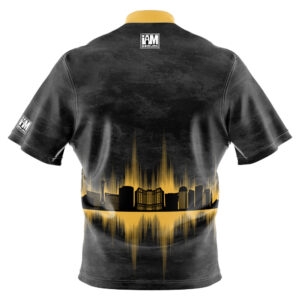 I AM Bowing – Left Chest Only Gold Las Vegas Skyline Jersey