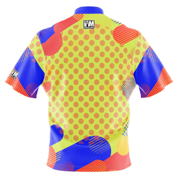 I AM Bowling - Left Chest Only Orange Polka Dot Fusion Jersey - 画像 (2)