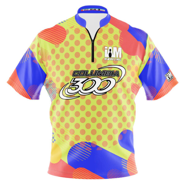 Columbia 300 Orange Polka Dot Fusion Jersey