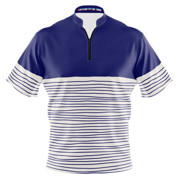 Blue Wavy Contrast Jersey