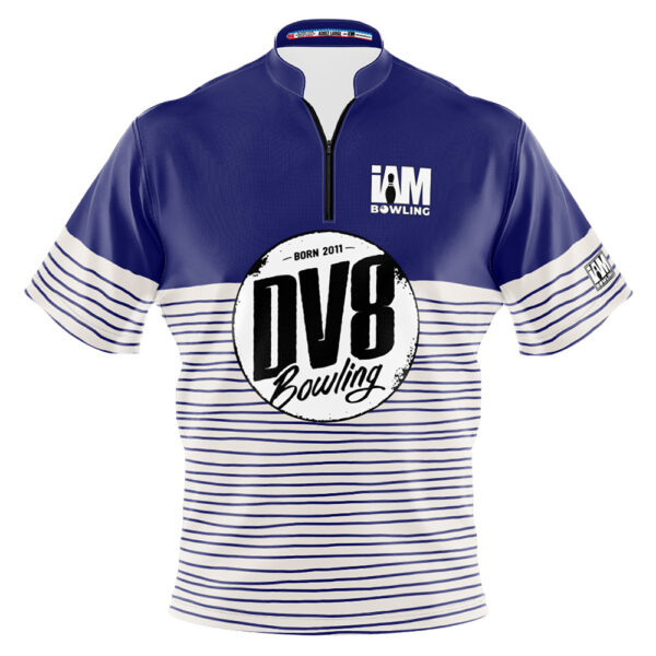 DV8 Blue Wavy Contrast Jersey