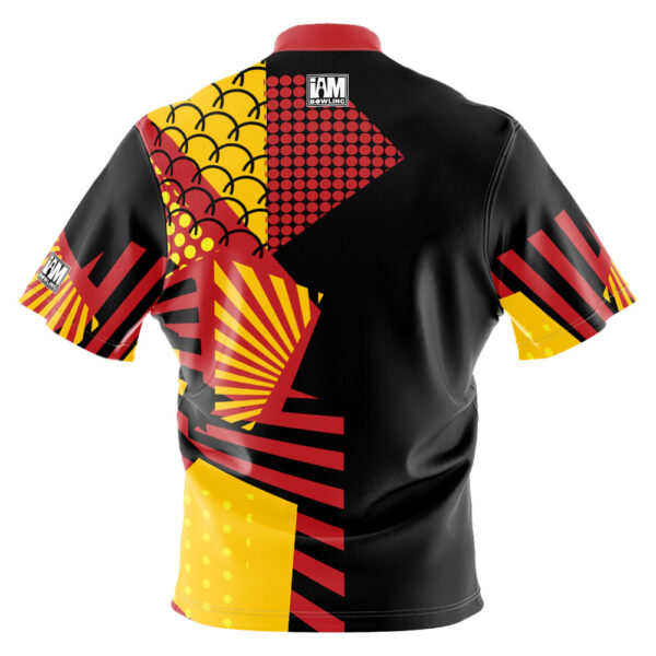 I AM Bowling - Left Chest Only Red & Yellow Fusion Jersey - 画像 (2)