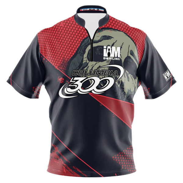 Columbia300 Black Skull Slash Jersey