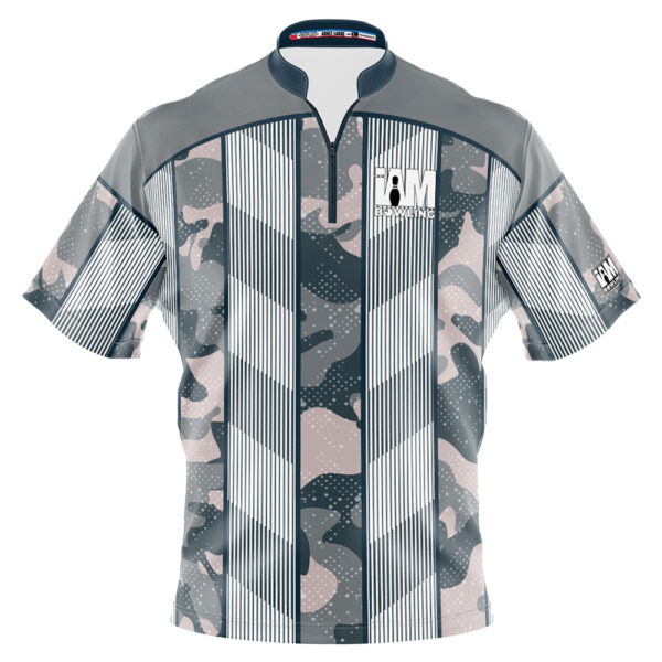 I AM Bowling - Left Chest Only Striped Airforce Camo Jersey