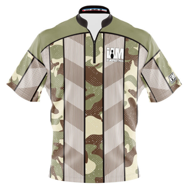 I AM Bowling - Left Chest Only Striped Coast Guard Camo Jersey