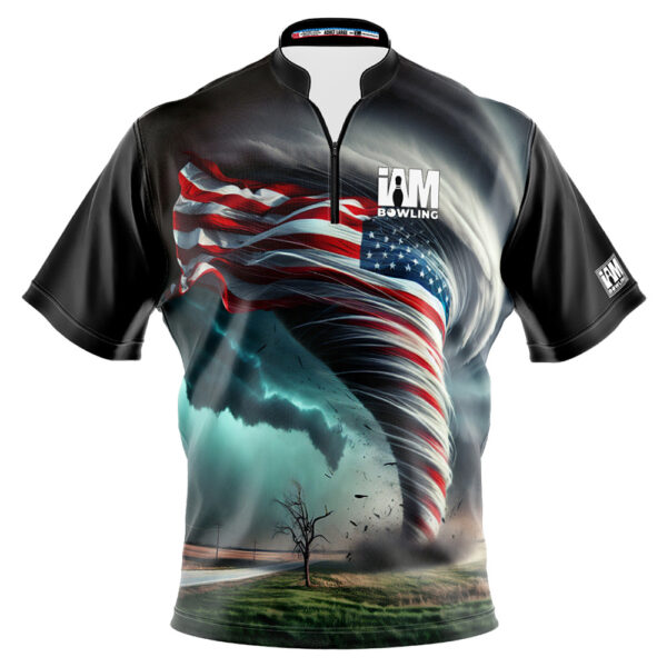 I AM Bowling - Left Chest Only Flag Cyclone Jersey