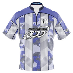 Columbia 300 Striped Navy Camo Jersey