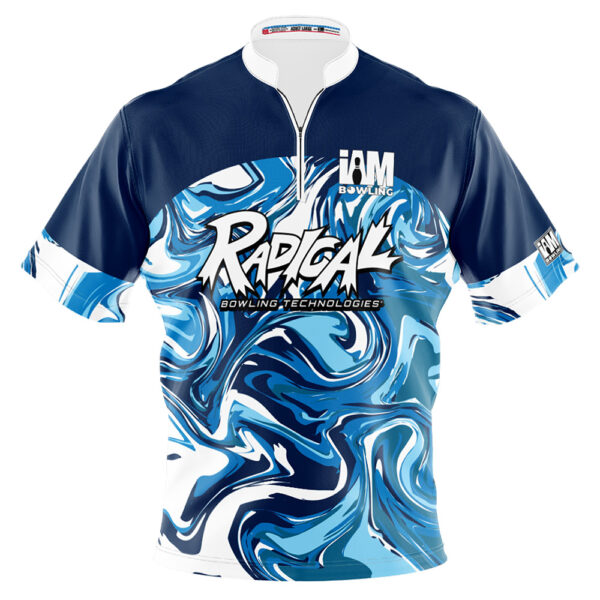 Radical Blue Ice Swirls Jersey