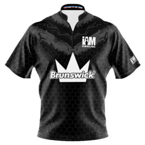 Brunswick Crown Black Hexaglow Jersey