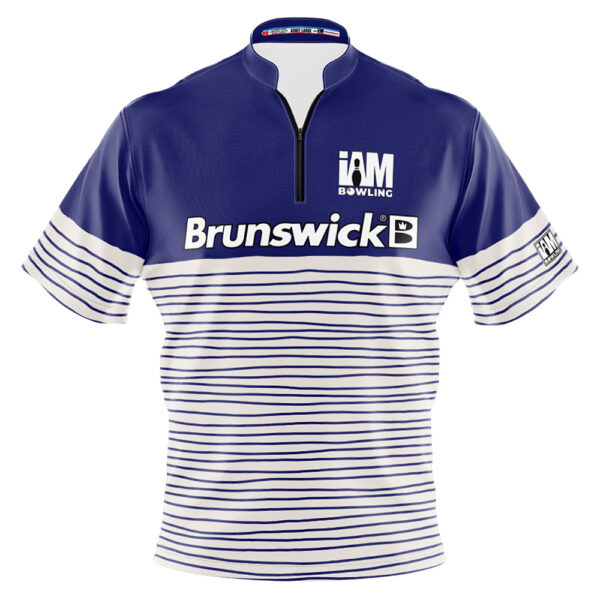 Brunswick Blue Wavy Contrast Jersey