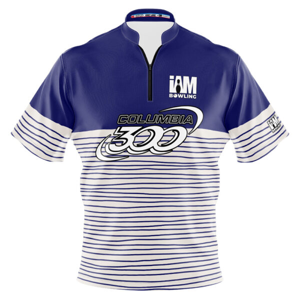 Columbia 300 Blue Wavy Contrast Jersey