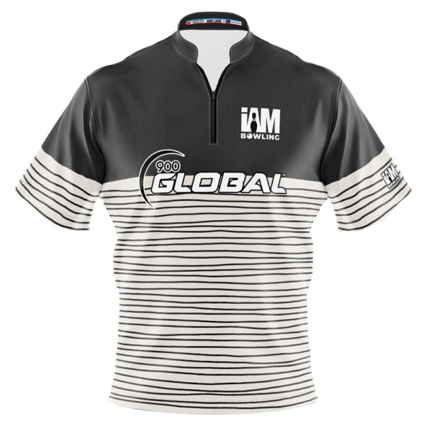 900 Global Gray Wavy Contrast Jersey