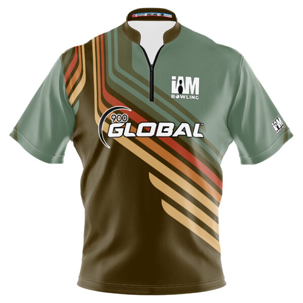 900 Global Green Striped Mosaic Jersey