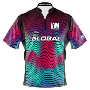 900 Global Wavy Colored Ripples Jersey