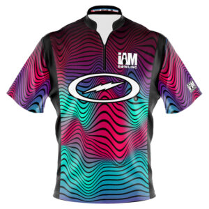 Storm Bolt Wavy Colored Ripples Jersey