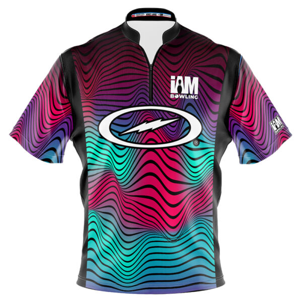 Storm Bolt Wavy Colored Ripples Jersey