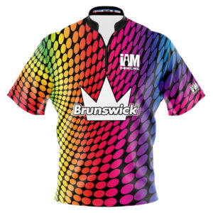 Brunswick Crown Rainbow Wavy Dotscape Jersey